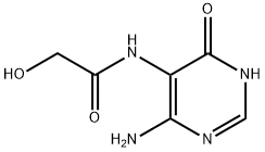N-(4-amino-6-oxo-1,6-dihydropyrimidin-5-yl)-2-hydroxyacetamide 结构式