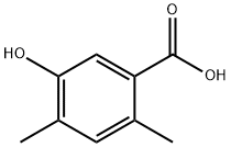 5-羟基-2,4-二甲基苯甲酸 结构式