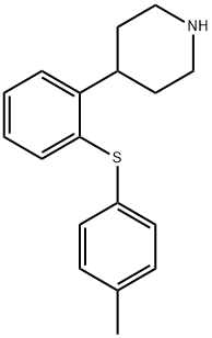 4-[2-(4-甲基苯基磺酰基)-苯基]哌啶 结构式