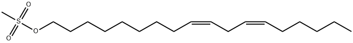 亚油醇甲基磺酸酯 结构式