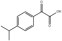 2-(4-异丙基苯基)-2-氧代乙酸 结构式