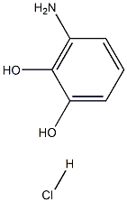 3-氨基苯-1,2-二醇盐酸盐 结构式