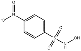 4-硝基-N-羟基苯磺酰胺 结构式