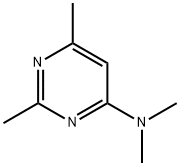 N,N,2,6-Tetramethylpyrimidin-4-amine 结构式