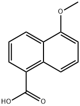 5-甲氧基-1-萘甲酸 结构式