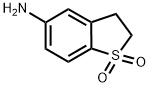 1,1-二氧化物-2,3-二氢-1-苯并噻吩-5-基胺 结构式