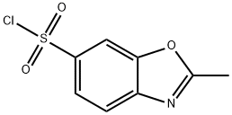 2-甲基-1,3-苯并噁唑-6-磺酰氯 结构式