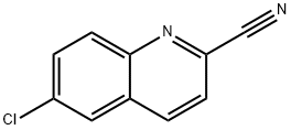 6-chloro-2-Quinolinecarbonitrile 结构式