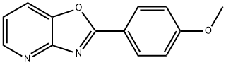 2-(4-甲氧基苯基)噁唑并[4,5-B]吡啶 结构式