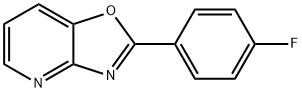 2-(4-氟苯基)噁唑并[4,5-B]吡啶 结构式