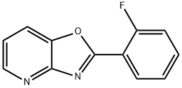 2-(2-氟苯基)噁唑并[4,5-B]吡啶 结构式