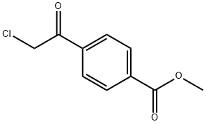 methyl 4-(2-chloroacetyl)benzoate 结构式