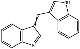 (Z)-3-((3H-indol-3-ylidene)methyl)-1H-indole 结构式