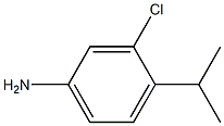 3-氯-4-(1-甲基乙基)苯胺 结构式