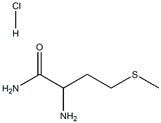 2-氨基-4-(甲硫基)丁酰胺盐酸盐 结构式
