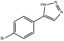 4-(4-溴苯基)-1H-1,2,3-三唑 结构式