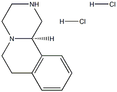 (R)-2,3,4,6,7,11B-六氢-1H-吡嗪并[2,1-A]异喹啉二盐酸盐 结构式