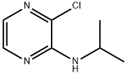 3-CHLORO-N-(PROPAN-2-YL)PYRAZIN-2-AMINE 结构式