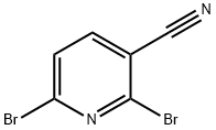 2,6-二溴-3-吡啶甲腈 结构式