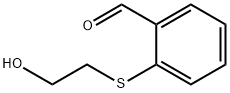 2-(2-Hydroxyethylthio)benzaldehyde 结构式