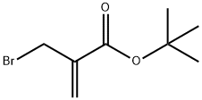 2-(溴甲基)丙-2-烯酸叔丁酯 结构式