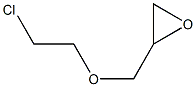 2-(2-chloroethoxymethyl)oxirane
 结构式