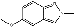5-甲氧基-2-甲基-2H-吲唑 结构式