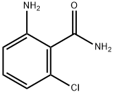 2-氨基-6-氯苯甲酰胺 结构式