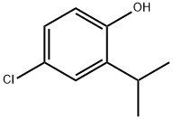 4-氯-2-异丙基苯酚 结构式