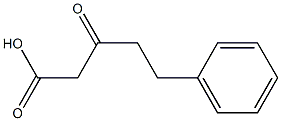 3-oxo-5-phenylpentanoic acid 结构式