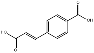 (E)-4-(2-carboxyvinyl)benzoic acid 结构式