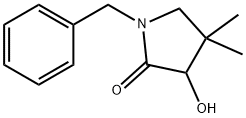 1-苄基-3-羟基-4,4-二甲基吡咯烷-2-酮 结构式