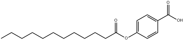 4-DODECANOYLOXYBENZOIC ACID 结构式