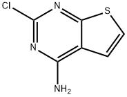 2-chlorothieno[2,3-d]pyrimidin-4-amine 结构式