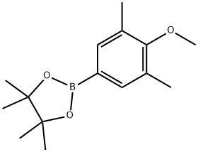 4-甲氧基-3,5-二甲基苯硼酸频呢醇酯 结构式