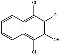 1,3,4-trichloronaphthalen-2-ol 结构式