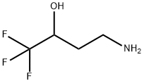 1-AMINO-3-HYDROXY-4,4,4-TRIFLUOROBUTANE 结构式