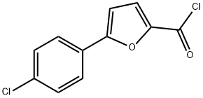 2-Furancarbonyl chloride, 5-(4-chlorophenyl)-
 结构式