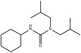 3-CYCLOHEXYL-1,1-DIISOBUTYLUREA 结构式