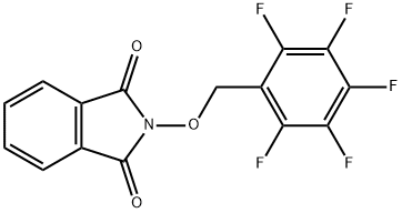 2-[(全氟苯基)甲氧基]异吲哚啉-1,3-二酮 结构式