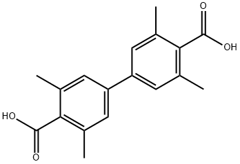 3,3',5,5'-四甲基-4,4'-联苯二甲酸 结构式