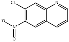 7-氯-6-硝基喹啉 结构式