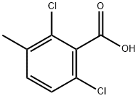 2,6-二氯-3-甲基苯甲酸 结构式