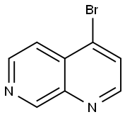 4-溴-1,7-萘啶 结构式