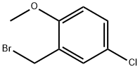 2-(BROMOMETHYL)-4-CHLORO-2-METHOXYBENZENE 结构式