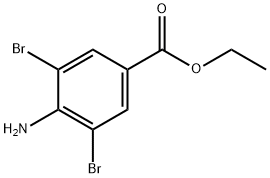 4-氨基-3,5-二溴苯甲酸乙酯 结构式