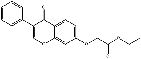 ethyl [(4-oxo-3-phenyl-4H-chromen-7-yl)oxy]acetate 结构式