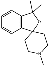 1',3,3-三甲基-3H-螺[异苯并呋喃-1,4'-哌啶] 结构式