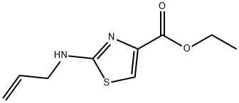 乙基2-[(丙-2-烯-1-基)氨基]-1,3-噻唑-4-羧酸酯 结构式