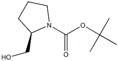 (R)-1-BOC-2-羟甲基吡咯烷 结构式